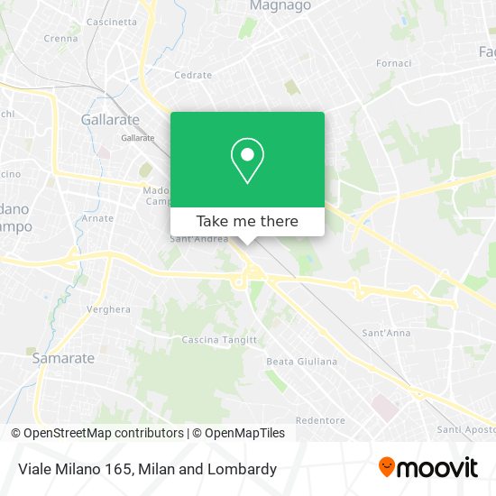 Viale Milano 165 map