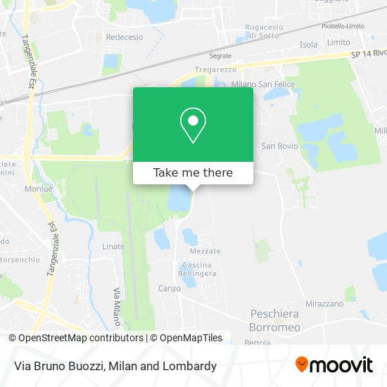 Via Bruno Buozzi map