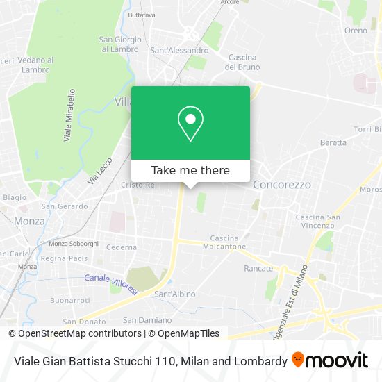 Viale Gian Battista Stucchi 110 map