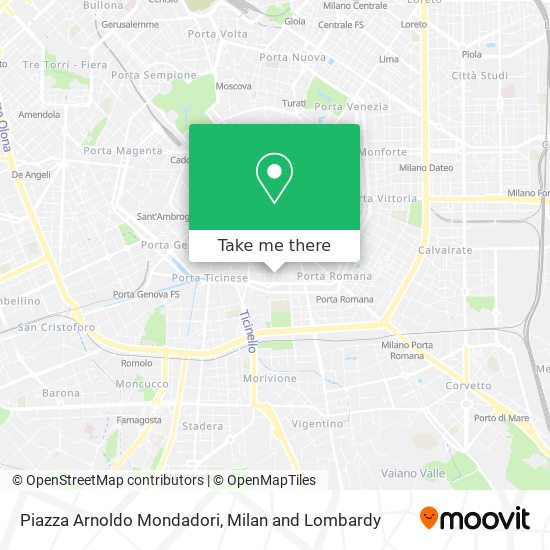 Piazza Arnoldo Mondadori map