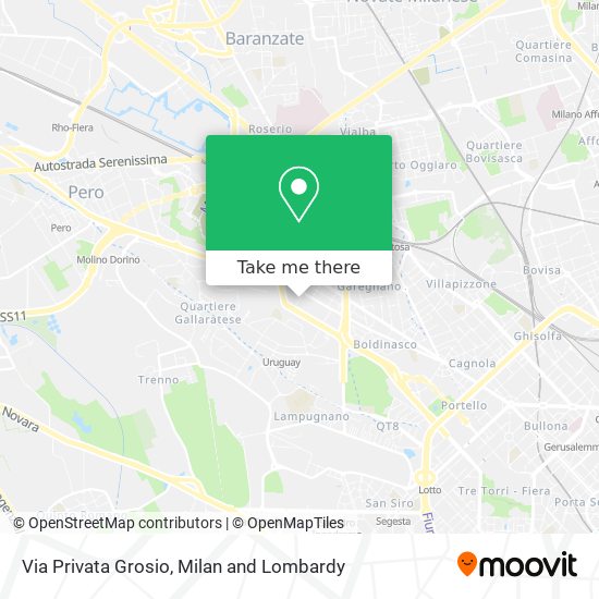 Via Privata Grosio map