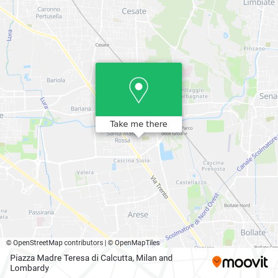 Piazza Madre Teresa di Calcutta map