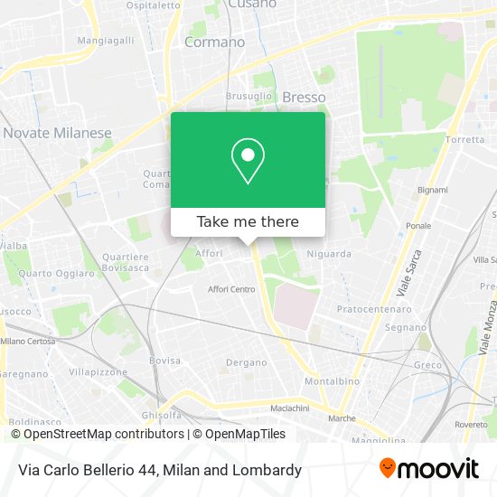 Via Carlo Bellerio 44 map