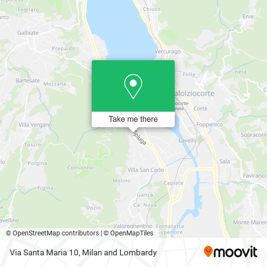 Via Santa Maria  10 map