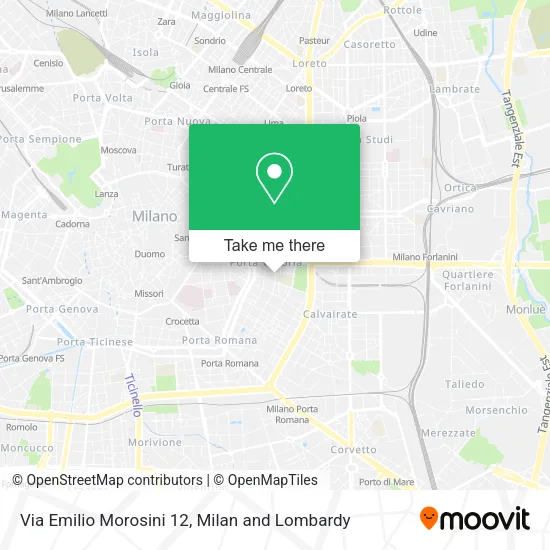 Via Emilio Morosini 12 map