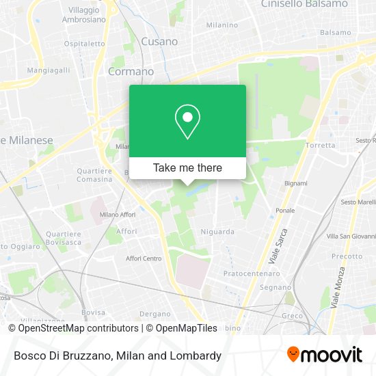 Bosco Di Bruzzano map