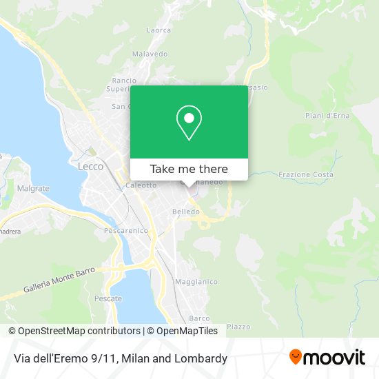 Via dell'Eremo 9/11 map