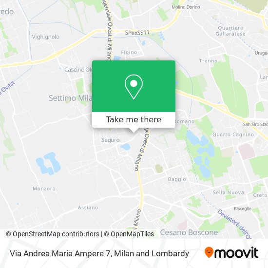 Via Andrea Maria Ampere 7 map