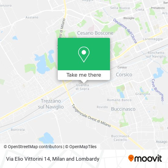 Via Elio Vittorini 14 map