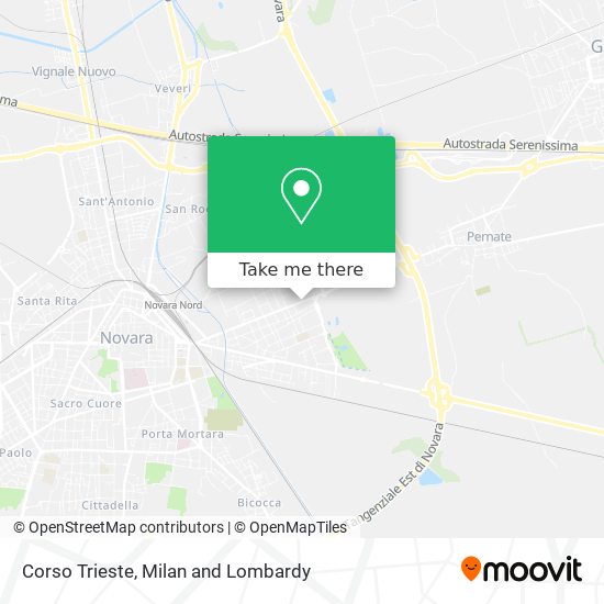 Corso Trieste map