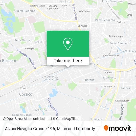 Alzaia Naviglio Grande 196 map