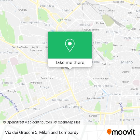 Via dei Gracchi 5 map