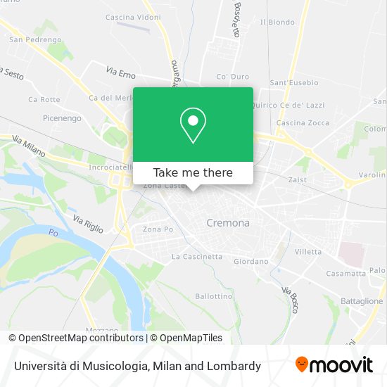 Università di Musicologia map