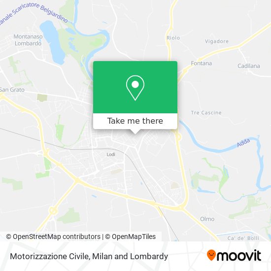 Motorizzazione Civile map