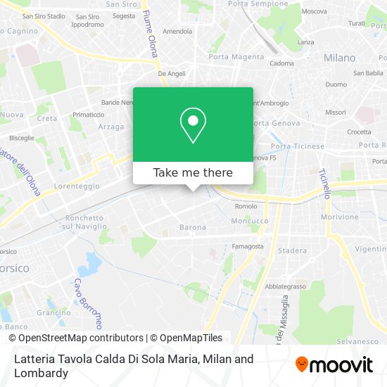 Latteria Tavola Calda Di Sola Maria map