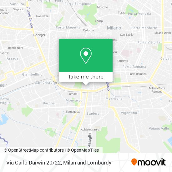Via Carlo Darwin 20/22 map