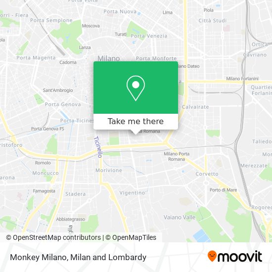 Monkey Milano map