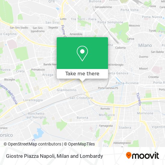 Giostre Piazza Napoli map