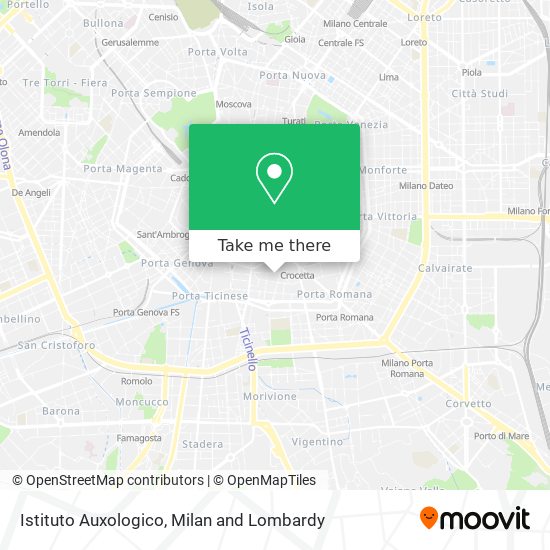Istituto Auxologico map