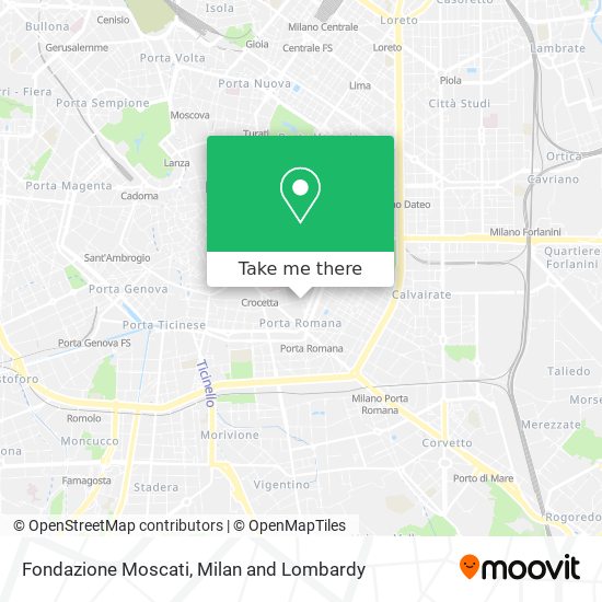 Fondazione Moscati map
