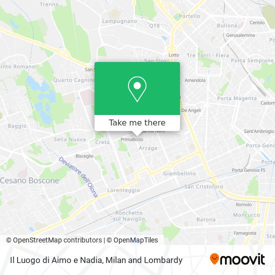 Il Luogo di Aimo e Nadia map