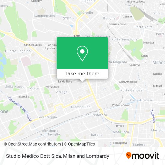 Studio Medico Dott Sica map