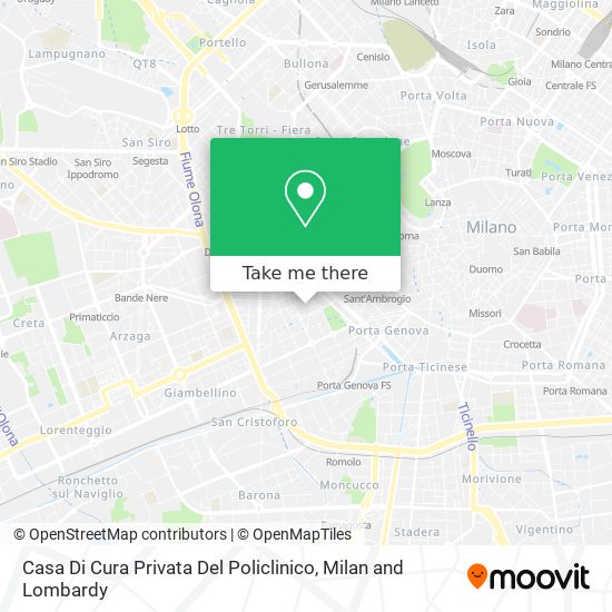 Casa Di Cura Privata Del Policlinico map