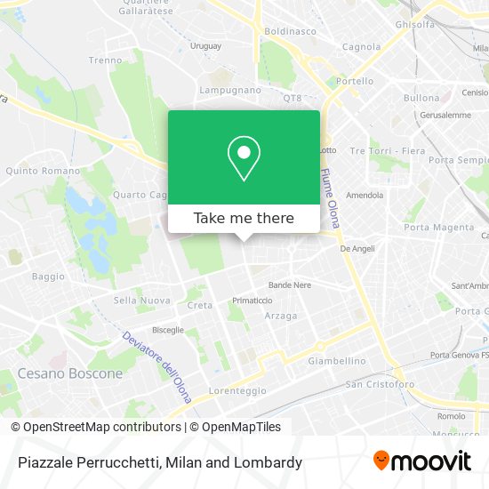 Piazzale Perrucchetti map