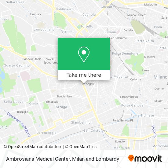 Ambrosiana Medical Center map