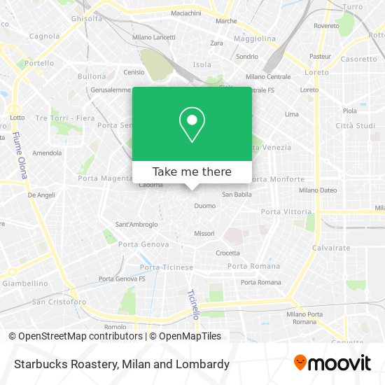 Starbucks Roastery map