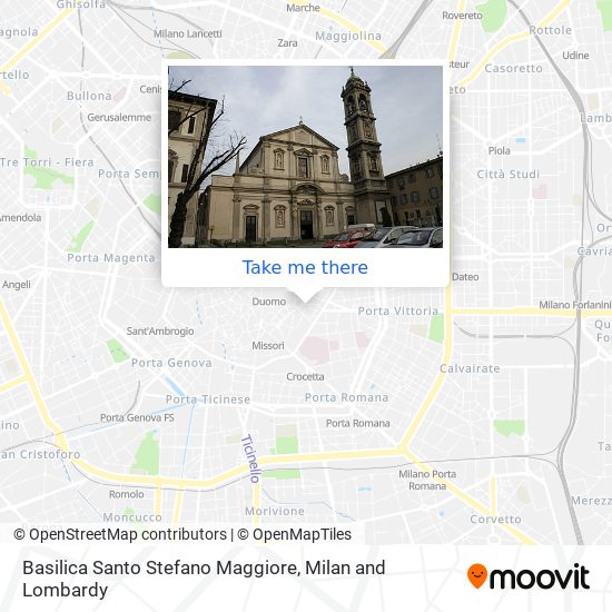 Basilica Santo Stefano Maggiore map