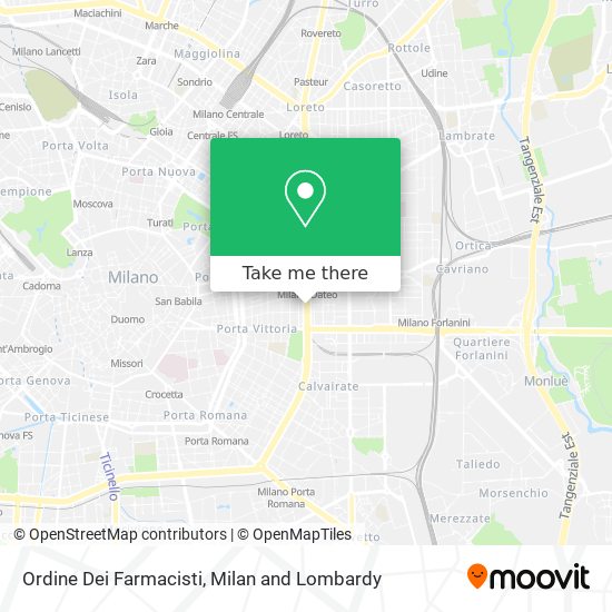 Ordine Dei Farmacisti map