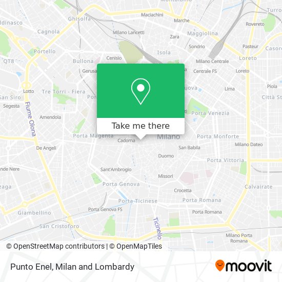 Punto Enel map