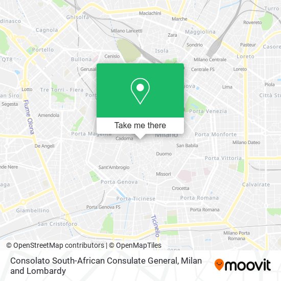 Consolato South-African Consulate General map