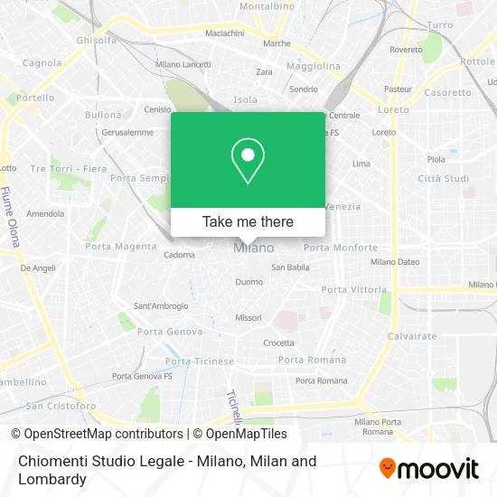 Chiomenti Studio Legale - Milano map