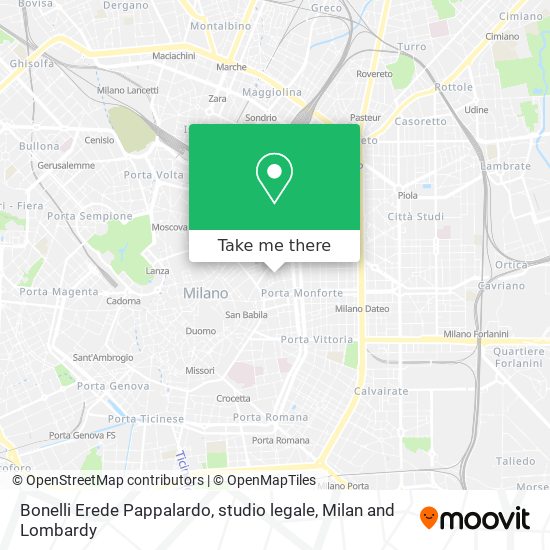 Bonelli Erede Pappalardo, studio legale map