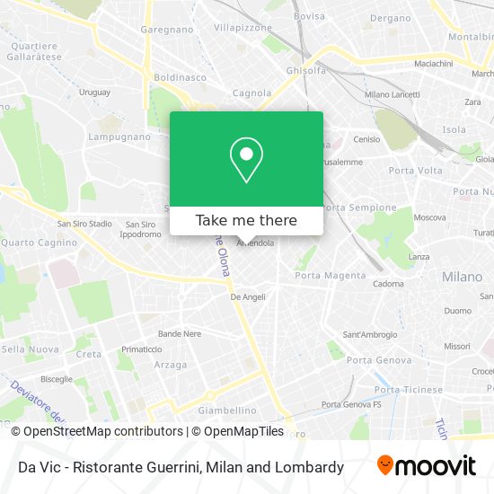 Da Vic - Ristorante Guerrini map