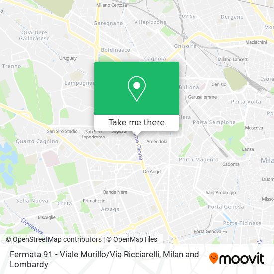 Fermata 91 - Viale Murillo / Via Ricciarelli map