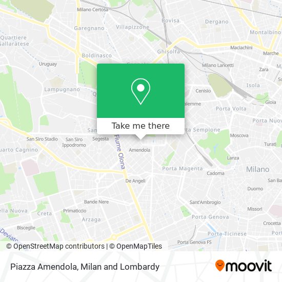 Piazza Amendola map