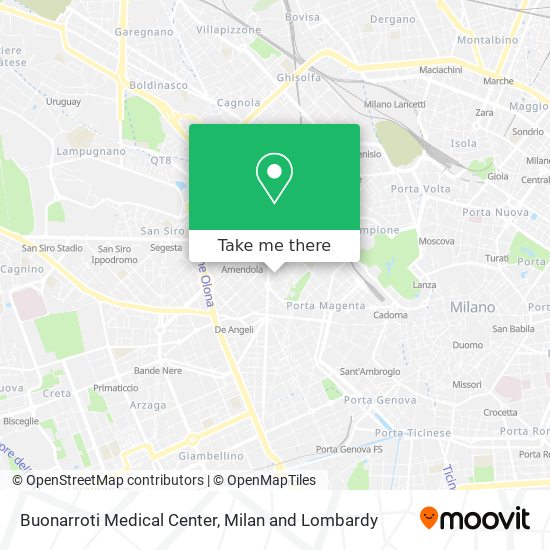 Buonarroti Medical Center map