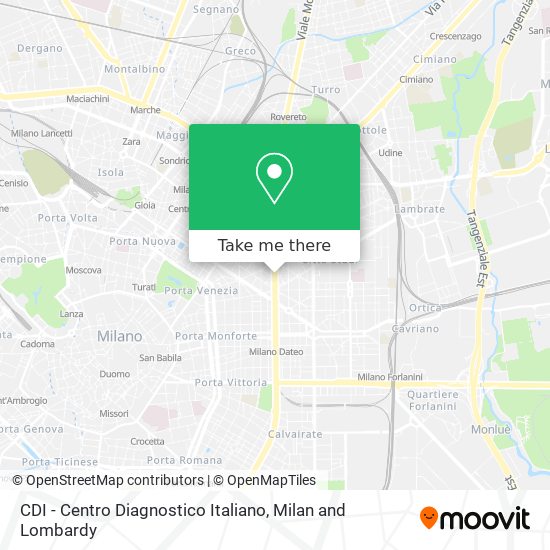 CDI - Centro Diagnostico Italiano map