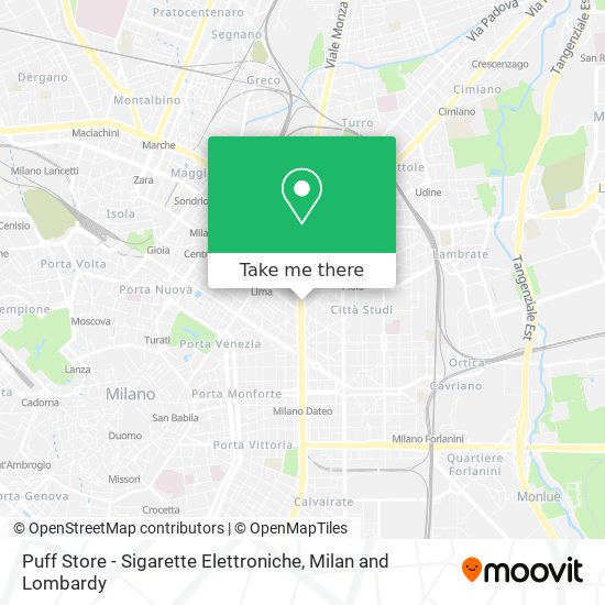 Puff Store - Sigarette Elettroniche map