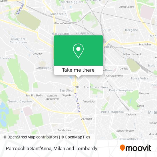 Parrocchia Sant'Anna map