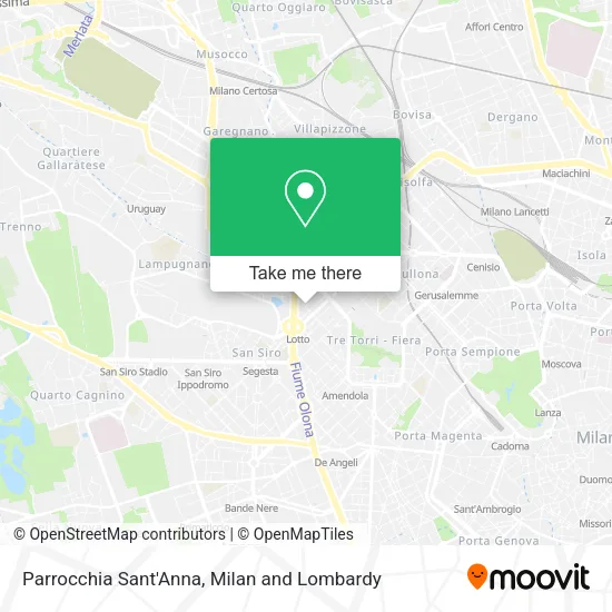 Parrocchia Sant'Anna map