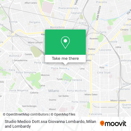 Studio Medico Dott.ssa Giovanna Lombardo map