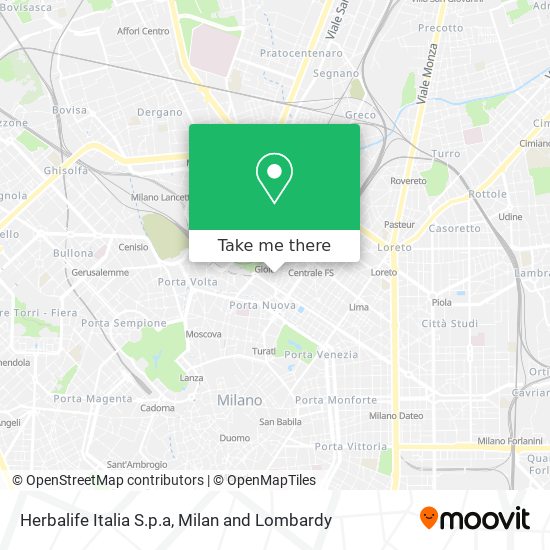 Herbalife Italia S.p.a map
