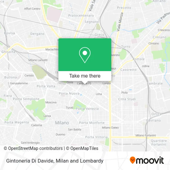Gintoneria Di Davide map
