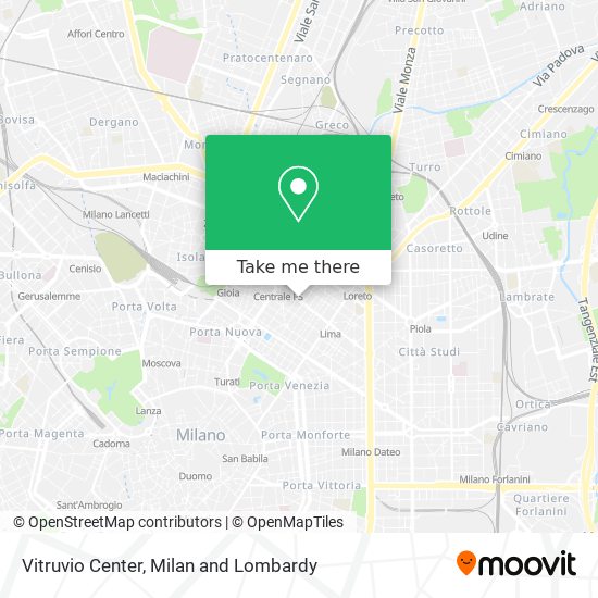 Vitruvio Center map