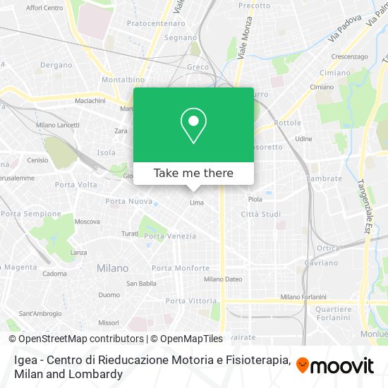 Igea - Centro di Rieducazione Motoria e Fisioterapia map