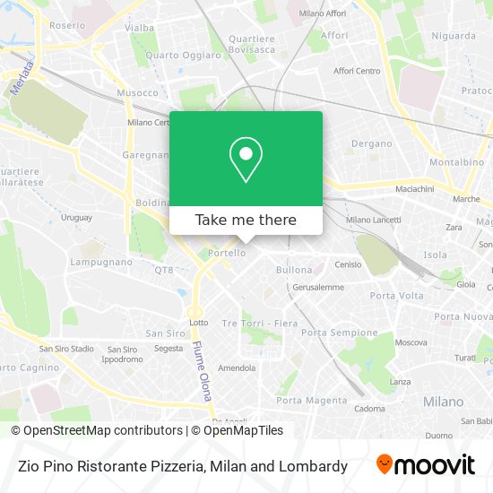 Zio Pino Ristorante Pizzeria map